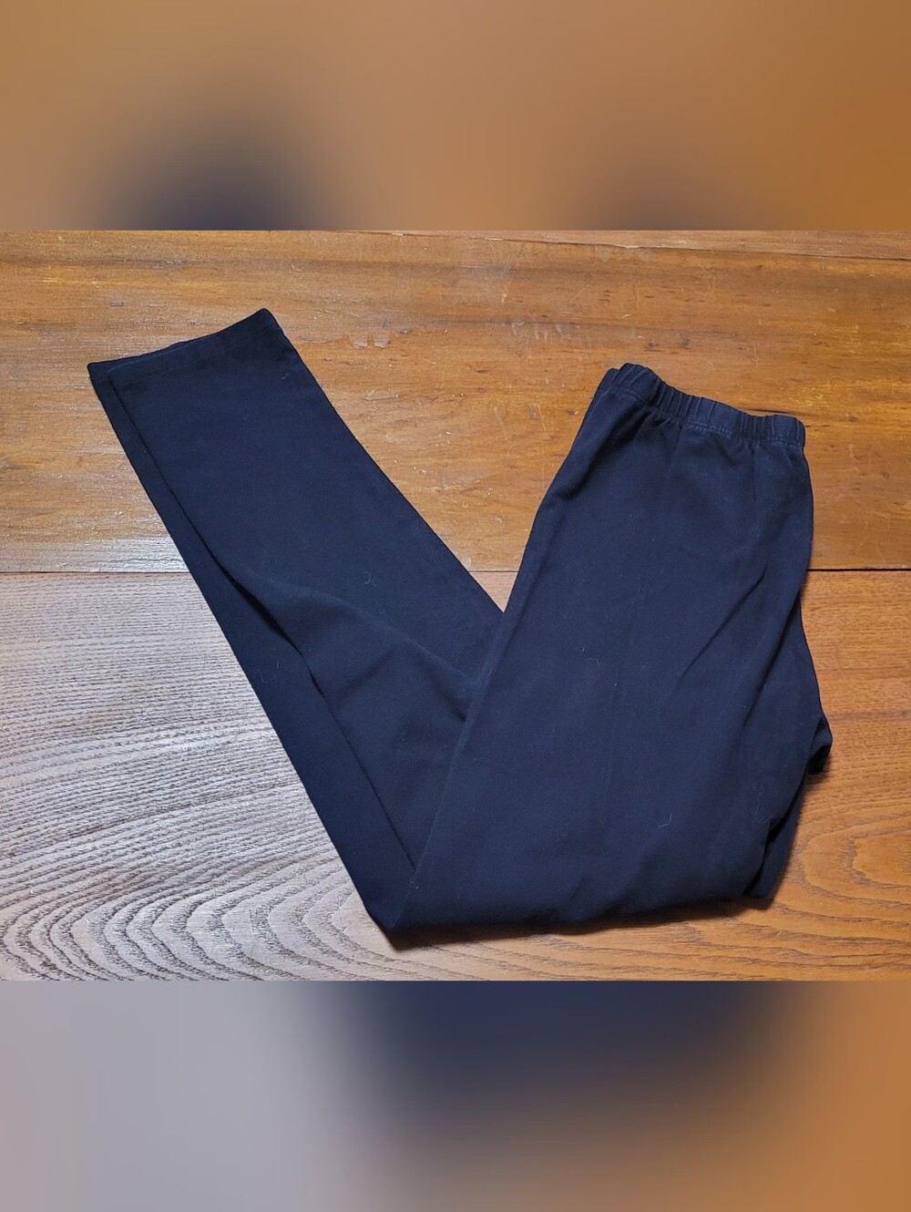 Girls Black Leggings- Size 14